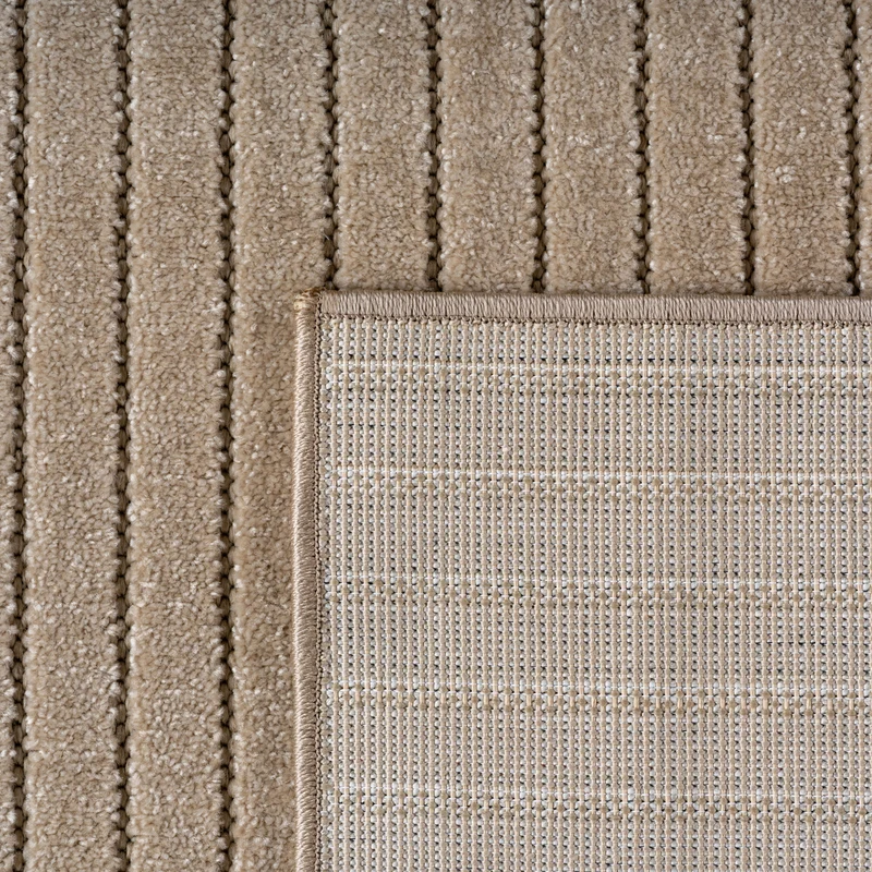 Carpettex Kurzflor Teppich 3D Hoch-Tief Skandi Boho Indoor Outdoor