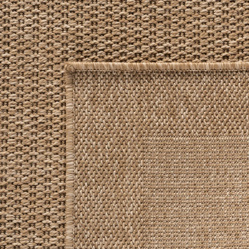 Carpettex Outdoor Teppich Bordüre Wetterfest Waschbar Natur Optik