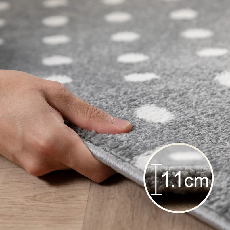 Carpettex Kinderteppich Waschbar Weich Antiallergen Spielteppich