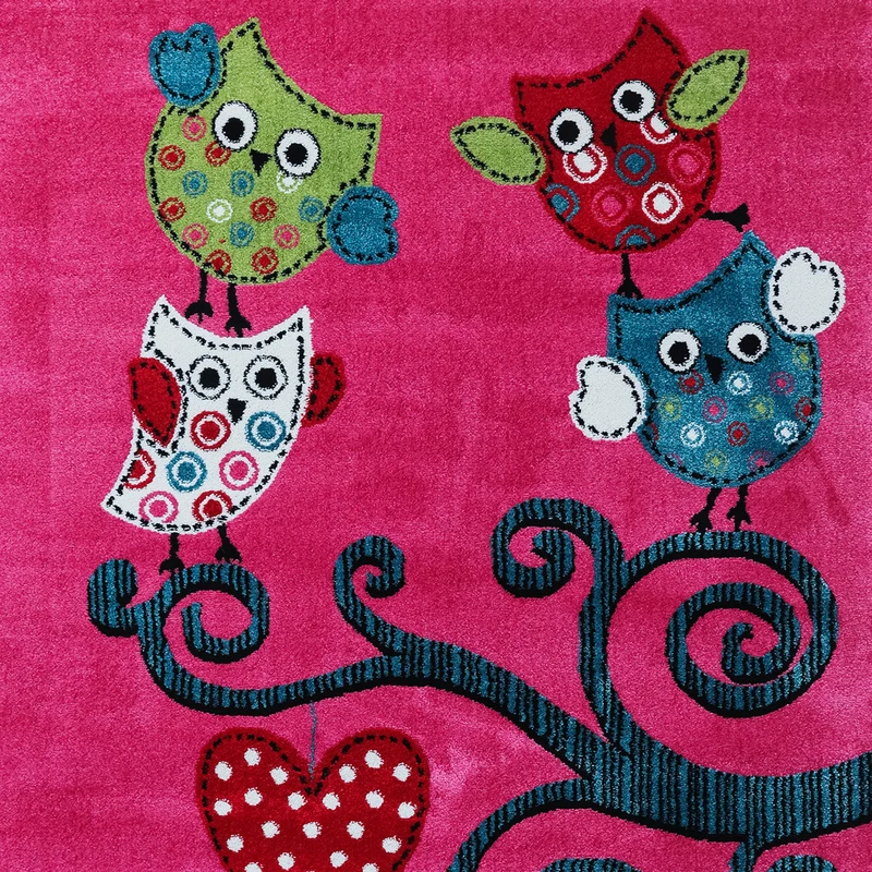 Carpettex Kinderteppich Waschbar Weich Antiallergen Spielteppich
