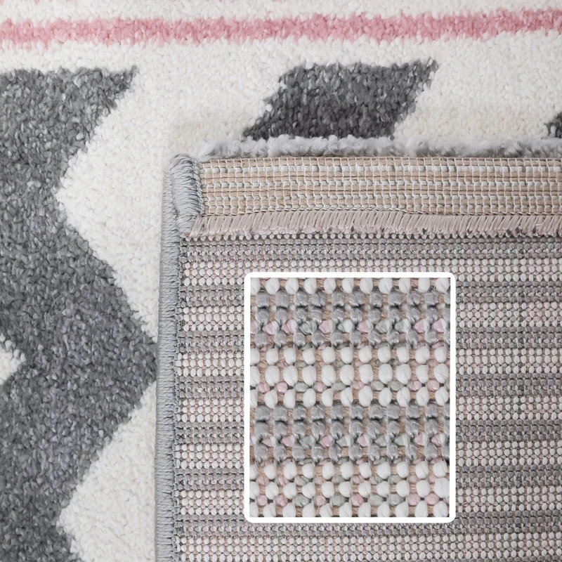 Carpettex Kinderteppich Waschbar Weich Antiallergen Spielteppich