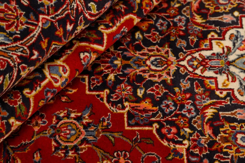 MY-RUG Teppich "Keshan" Zentrales Medaillon, Handgeknüpft