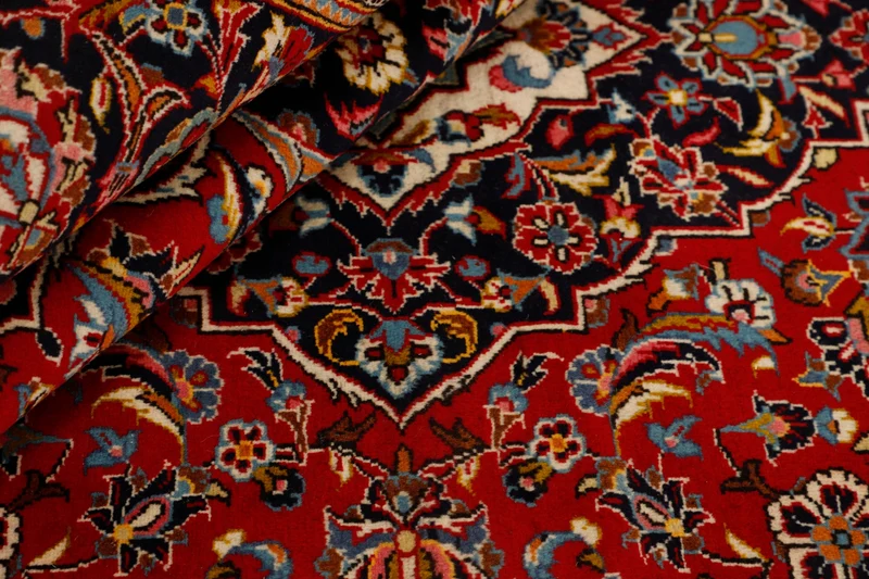 MY-RUG Teppich "Keshan" Zentrales Medaillon, Handgeknüpft