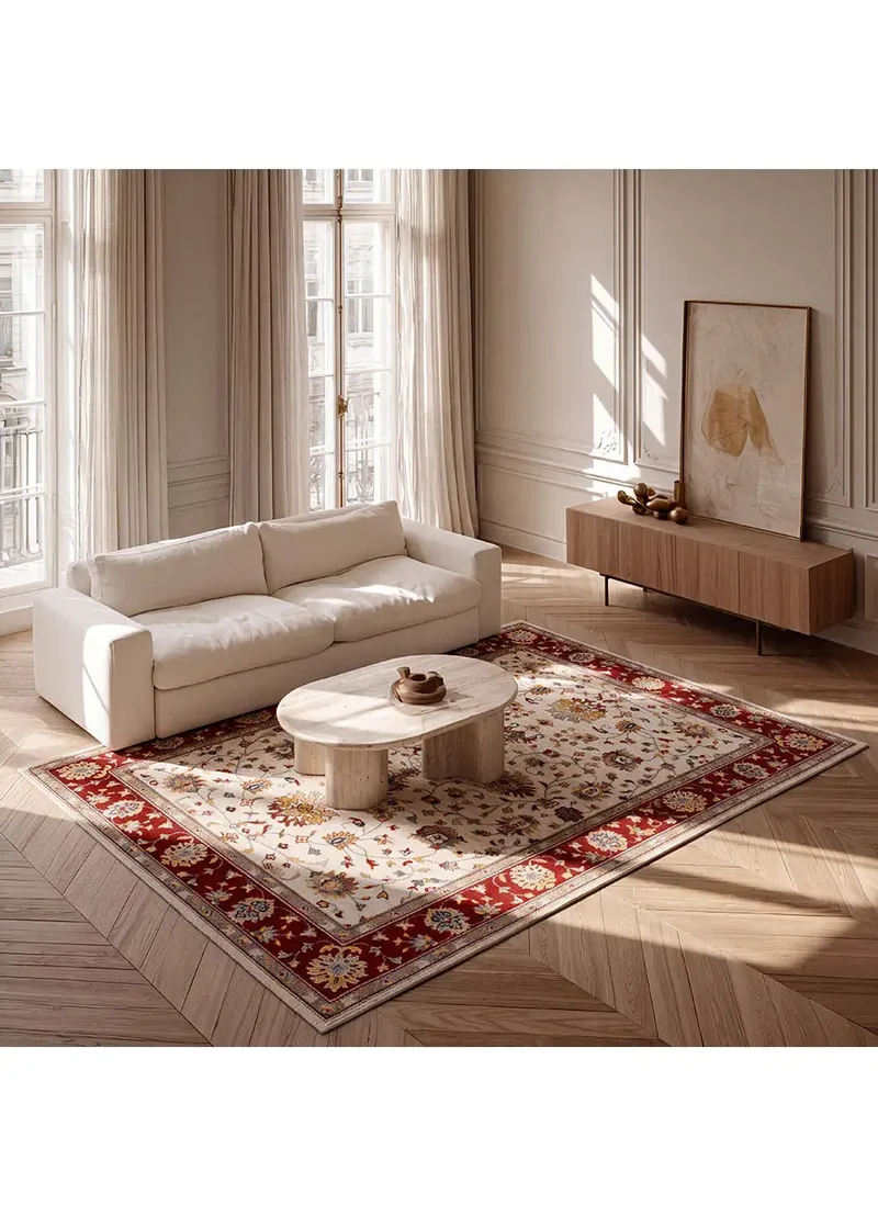 Alfombra vintage Classic 12505 Crema