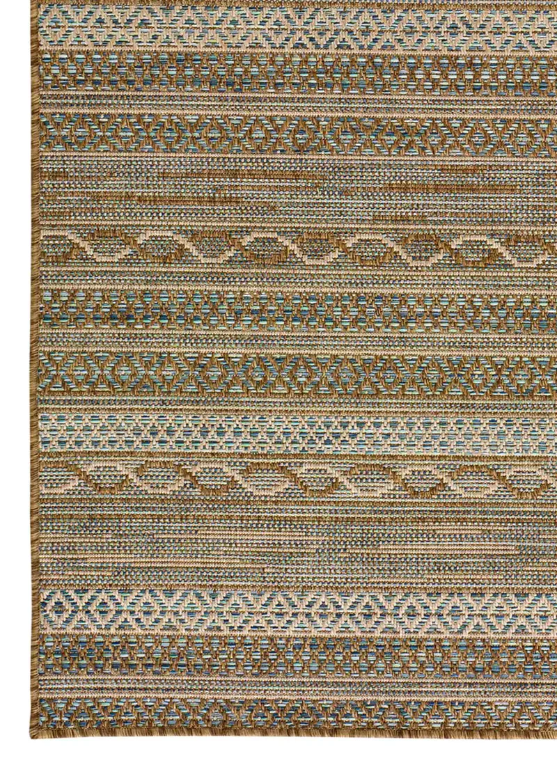 Alfombra a medida de exterior Rainbow 8217 Azul