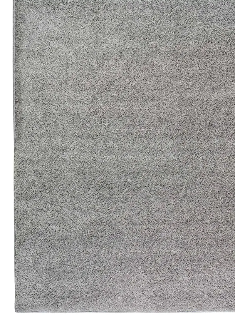 Alfombra a medida Silky Lush Liso Plata