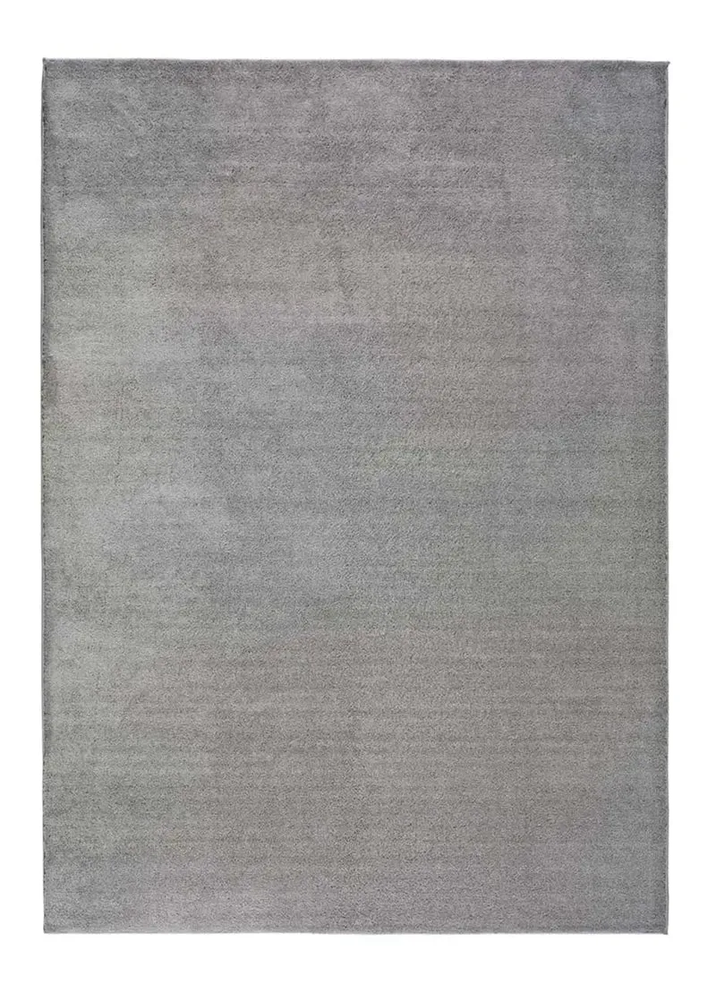 Alfombra a medida Silky Lush Liso Plata