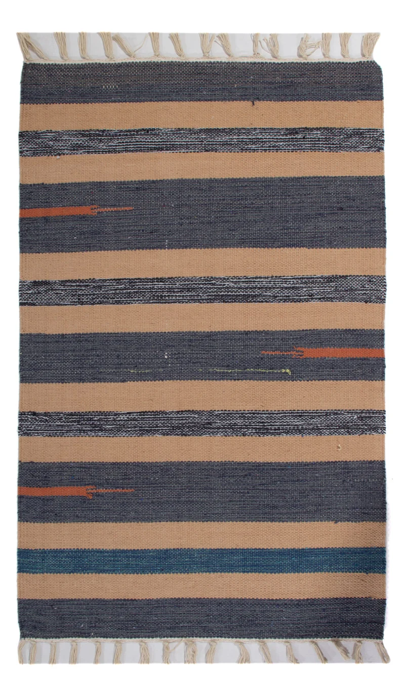 Kelim Modern Teppich 60x90cm - mehrfarbig