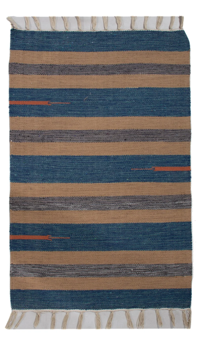 Kelim Modern Teppich 60x90cm - mehrfarbig