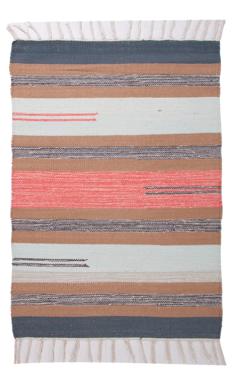 Kelim Modern Teppich 60x90cm - mehrfarbig