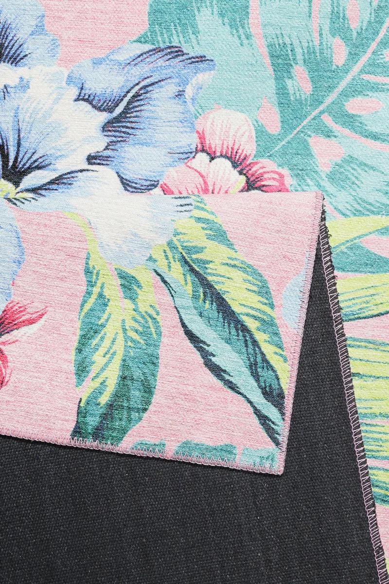 Accessorize Teppich 130x190 cm Rosa "Tropical Orchid"