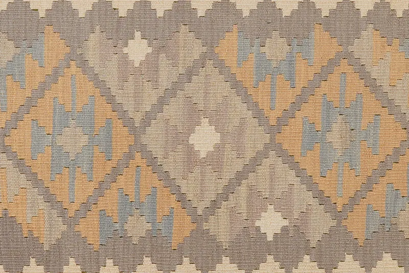 Kelim Gashgai · Handgewebt – Grau, 181x122 cm