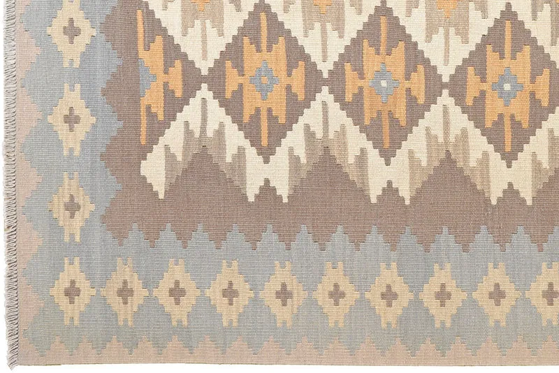 Kelim Gashgai · Handgewebt – Beige, 232x170 cm