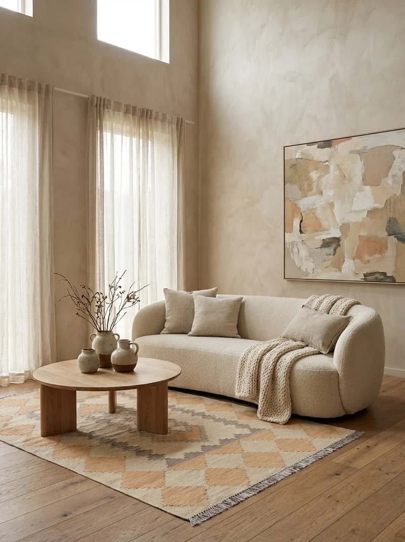 Kelim Gashgai · Handgewebt – Beige, 170x120 cm