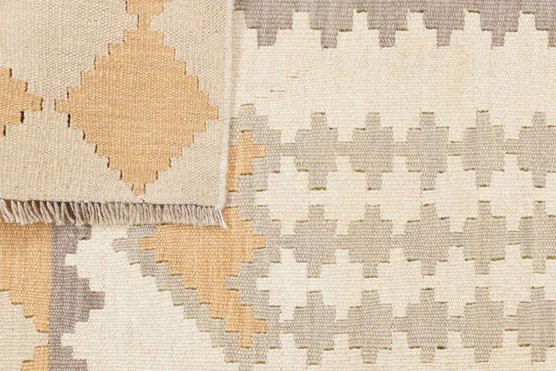 Kelim Gashgai · Handgewebt – Beige, 170x120 cm