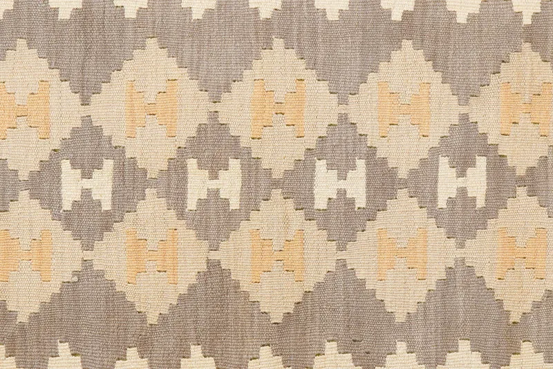 Kelim Gashgai · Handgewebt – Grau, 176x119 cm
