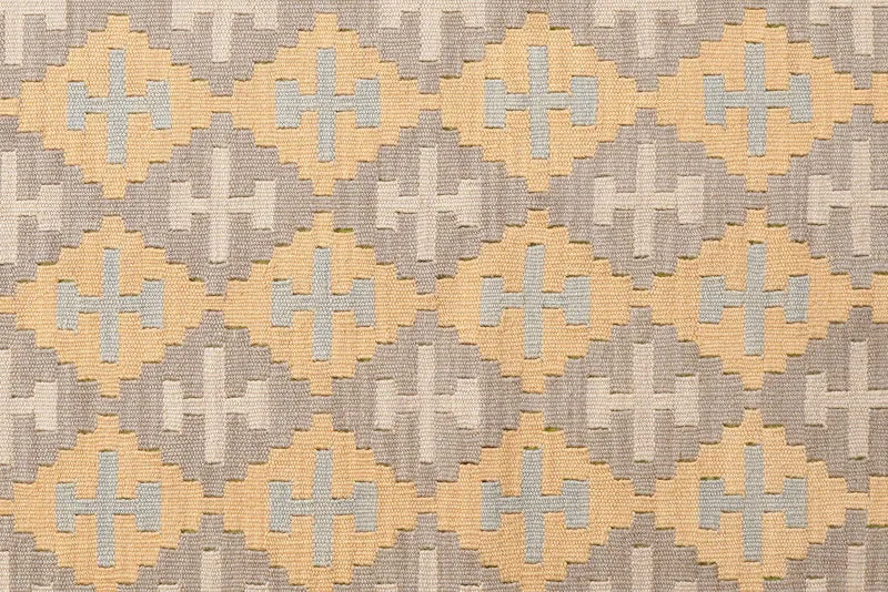 Kelim Gashgai · Handgewebt – Grau, 235x178 cm