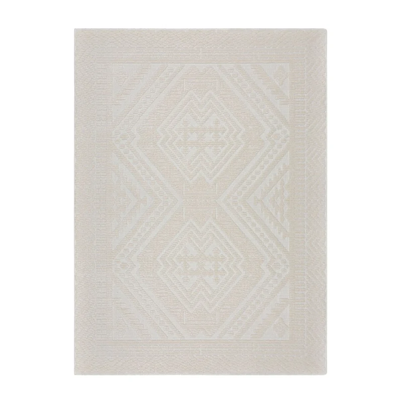Waschbarer Teppich - Galeo Jaipur Creme