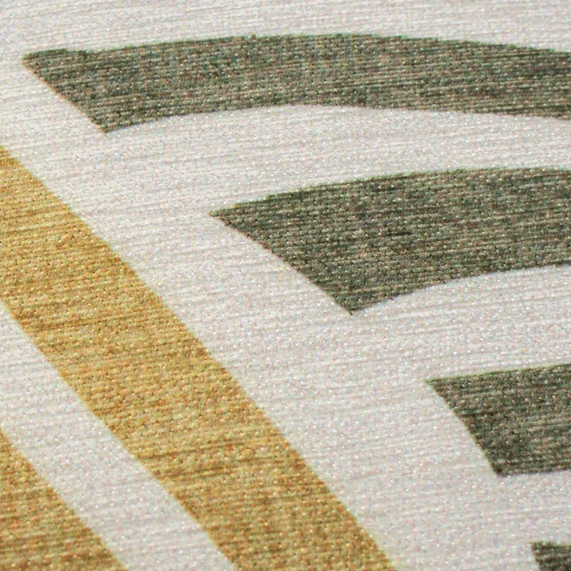Waschbarer Teppich - Fabio Swirl Bunt