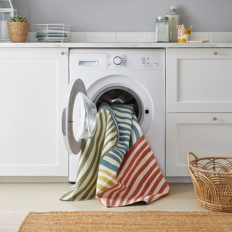 Waschbarer Teppich - Fabio Swirl Bunt