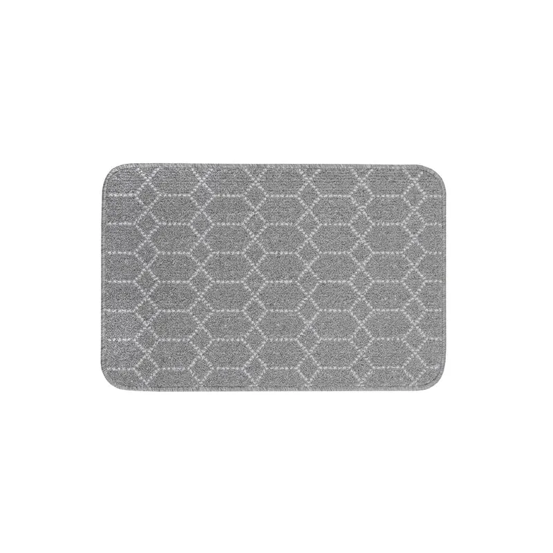 Waschbare Türmatte - Argo Grau