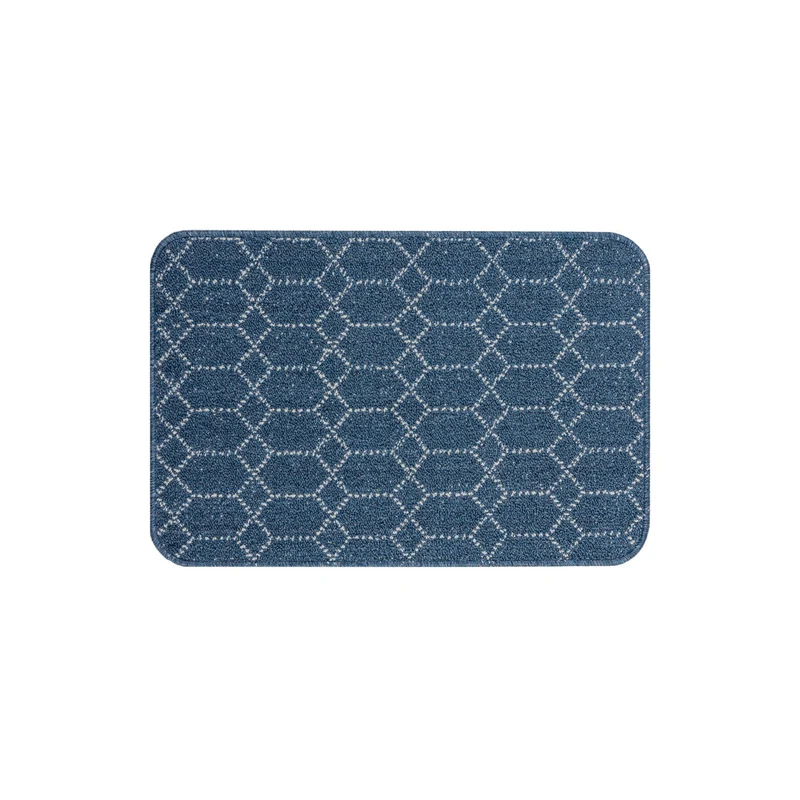 Waschbare Türmatte - Argo Blau