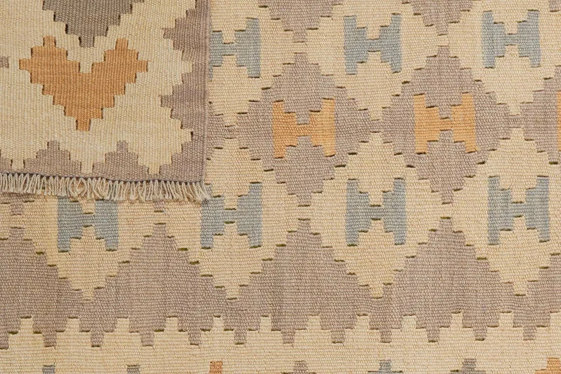 Kelim Gashgai · Handgewebt – Beige, 175x121 cm