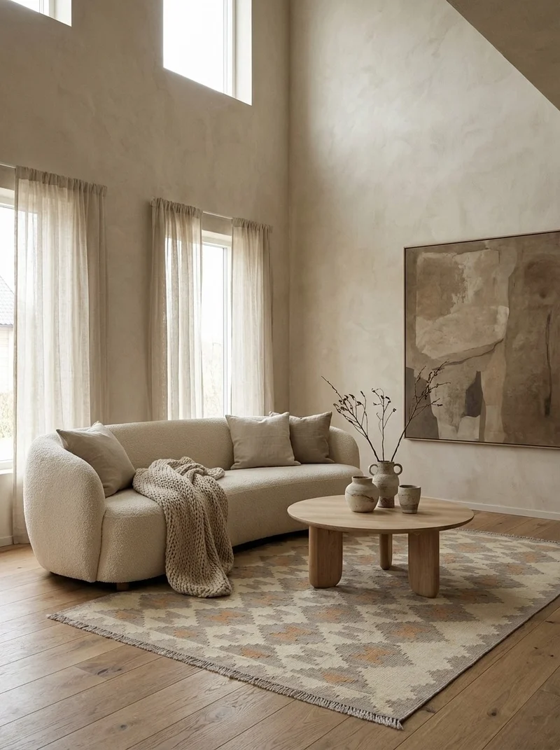 Kelim Gashgai · Handgewebt – Beige, 175x121 cm