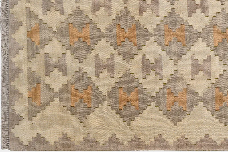 Kelim Gashgai · Handgewebt – Beige, 175x121 cm