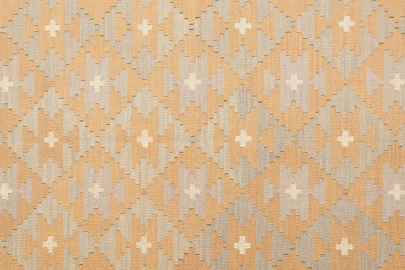 Kelim Gashgai · Handgewebt – Gelb, 229x174 cm