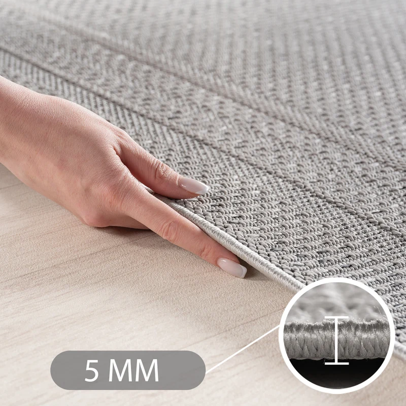 Carpettex Outdoor Teppich Beige Wetterfest UV-beständig Skandi Boho