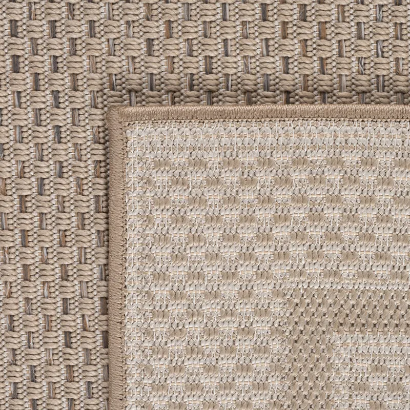 Carpettex Outdoor Teppich Beige Wetterfest UV-beständig Skandi Boho