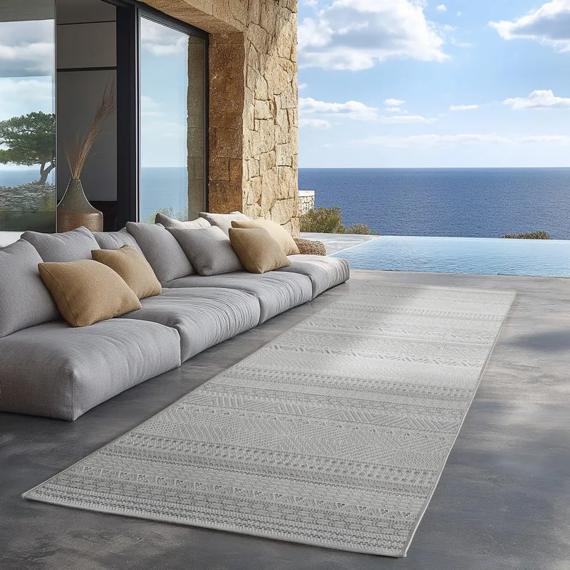 Carpettex Outdoor Teppich Beige Wetterfest UV-beständig Skandi Boho