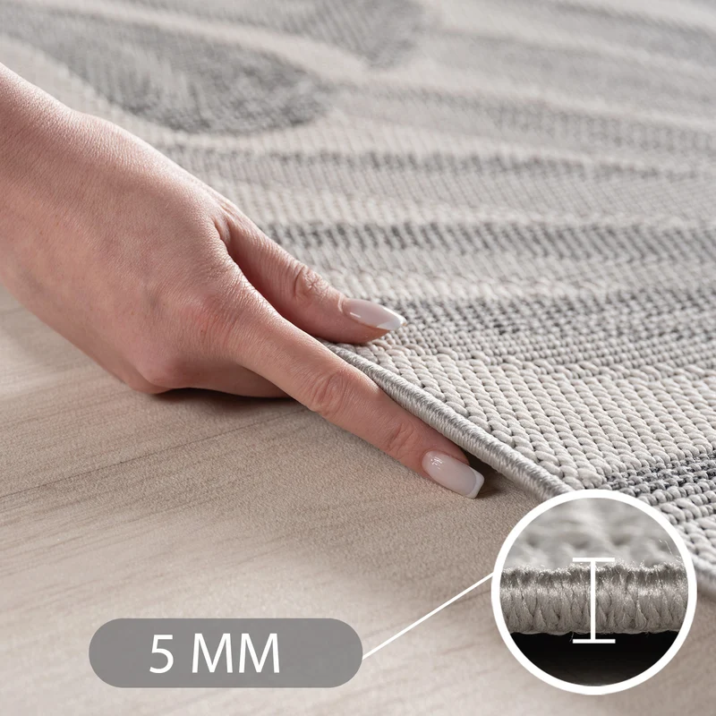 Carpettex Outdoor Teppich Beige Wetterfest UV-beständig Skandi Boho