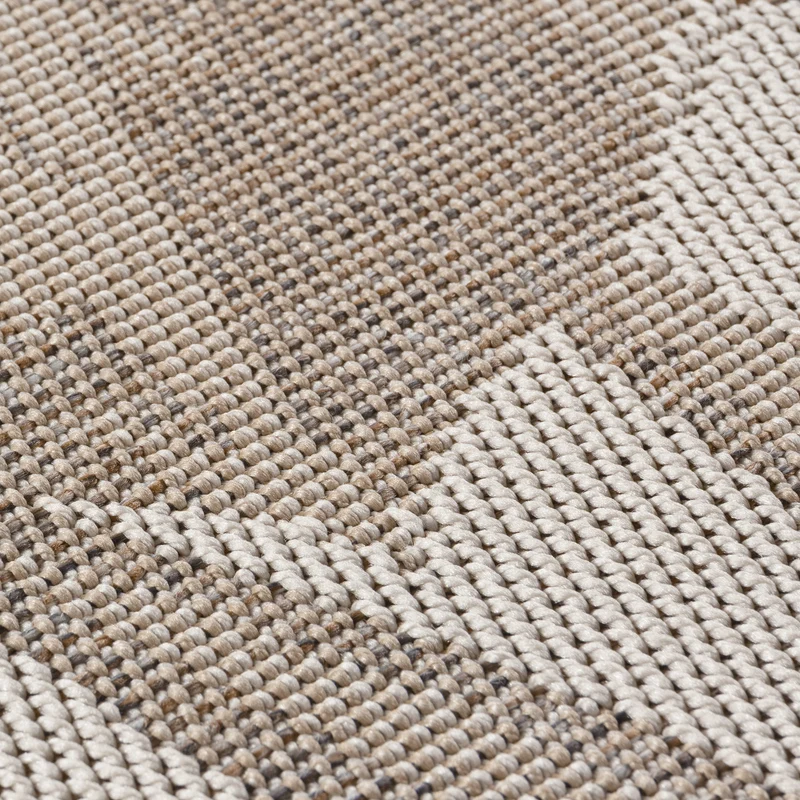 Carpettex Outdoor Teppich Beige Wetterfest UV-beständig Skandi Boho