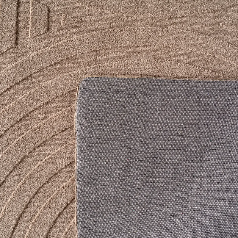 Carpettex Boho Kurzflor Teppich 3D Effekt Waschbar Skandi Weich