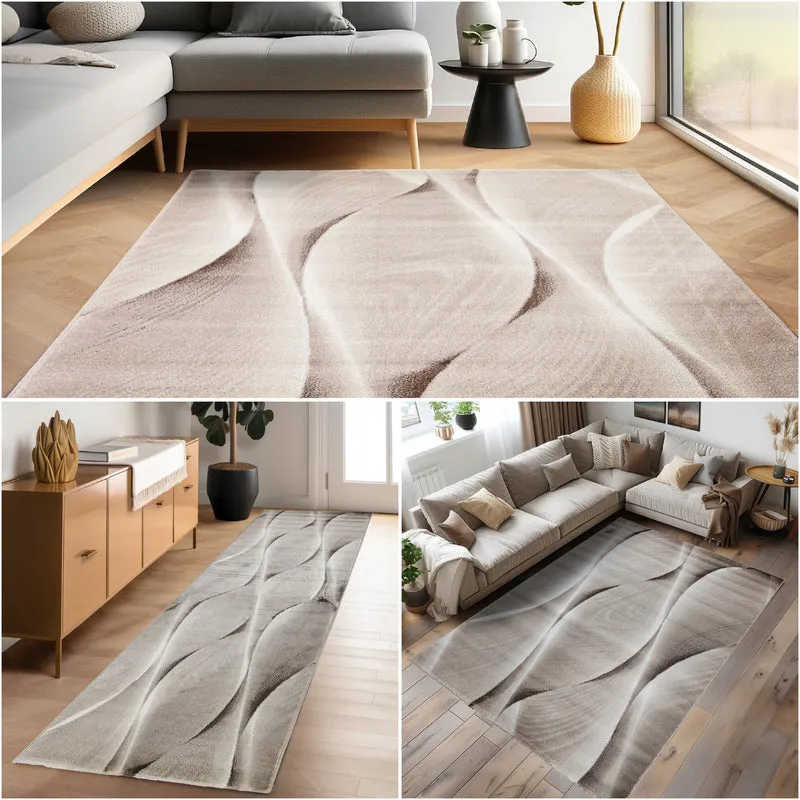 Carpettex Kurzflor Teppich Waschbar Extra Weich Modern