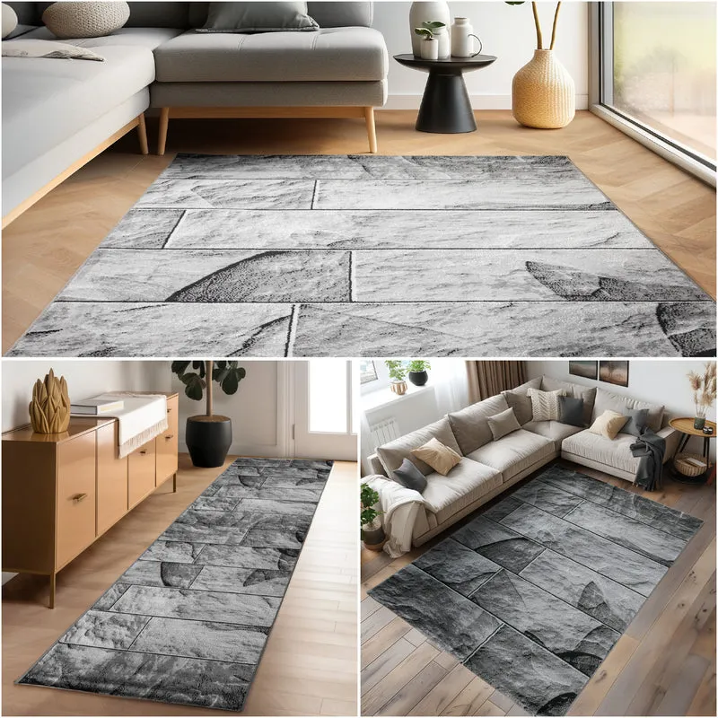 Carpettex Kurzflor Teppich Waschbar Extra Weich Modern