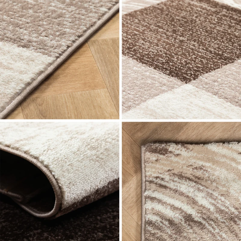 Carpettex Kurzflor Teppich Waschbar Extra Weich Modern
