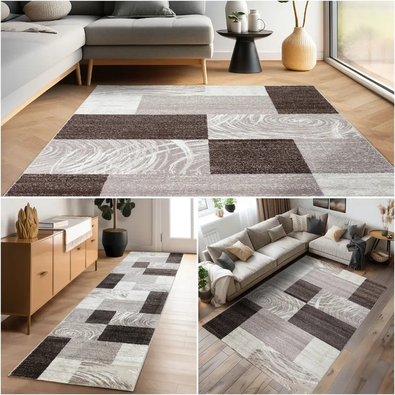 Carpettex Kurzflor Teppich Waschbar Extra Weich Modern