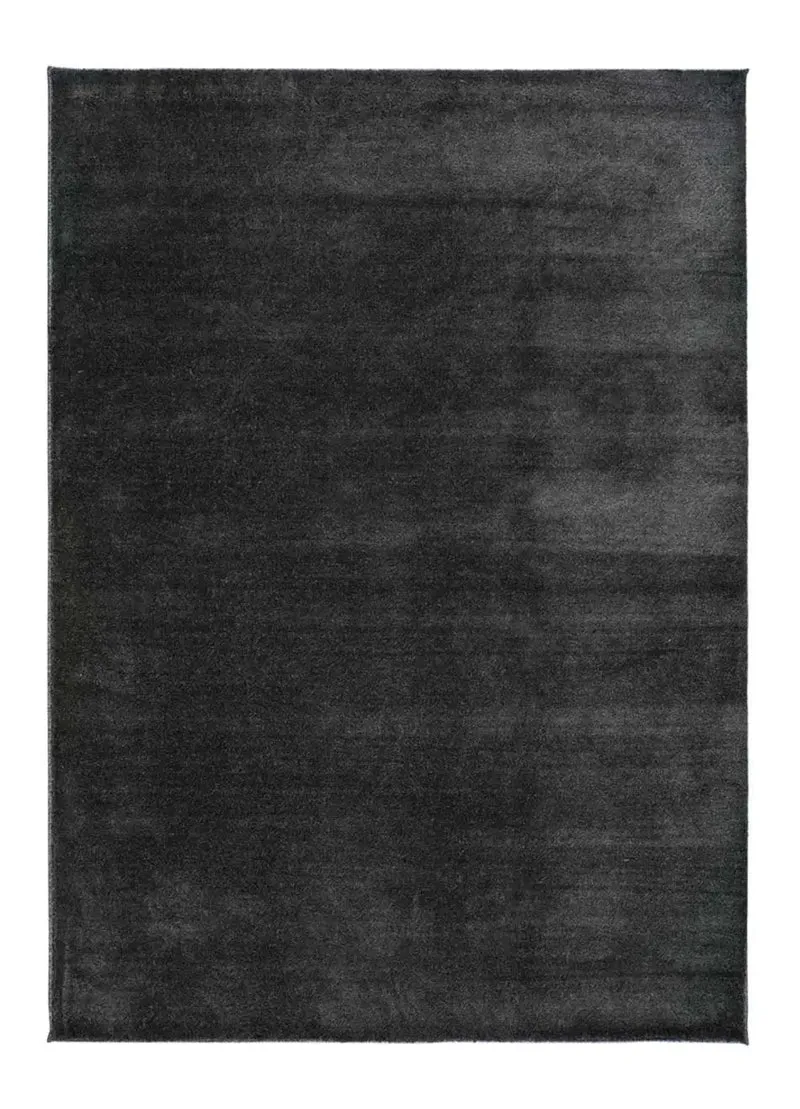 Alfombra a medida Silky Lush Liso Antracita