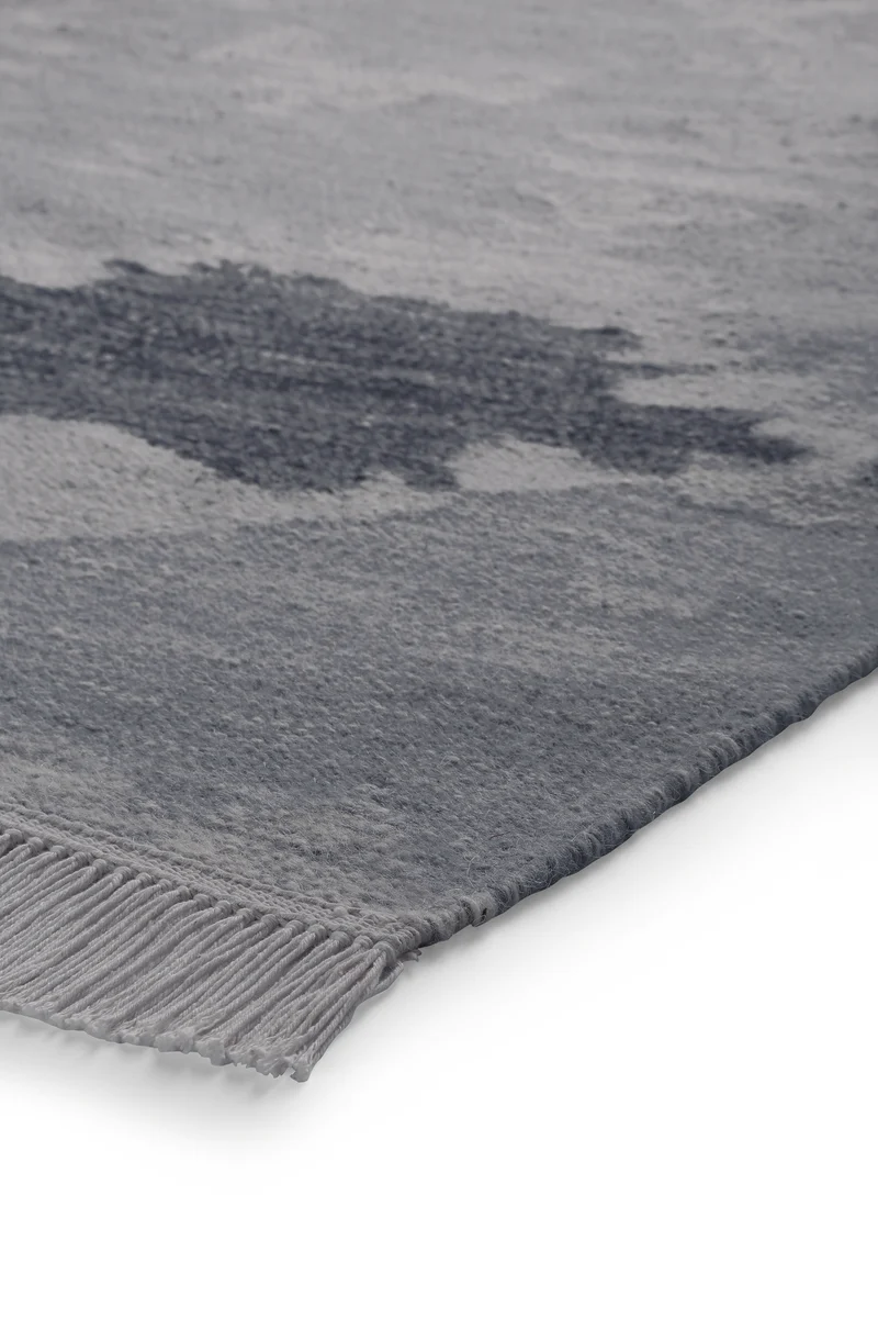 Esprit Teppich 130x190 cm Grau "Denim batik"