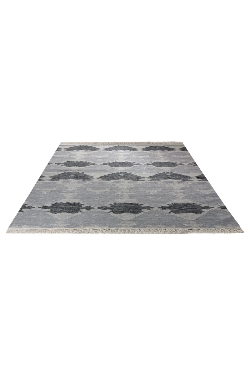 Esprit Teppich 130x190 cm Grau "Denim batik"