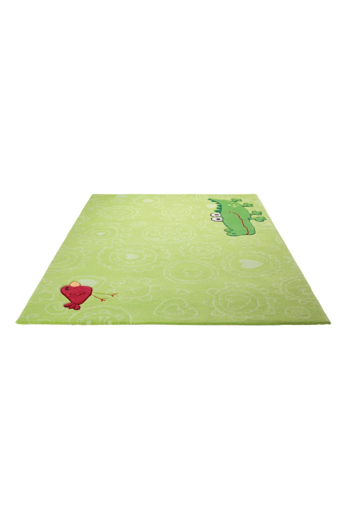 Sigikid Kinderteppich 120x180 cm Grün "Crocodile"