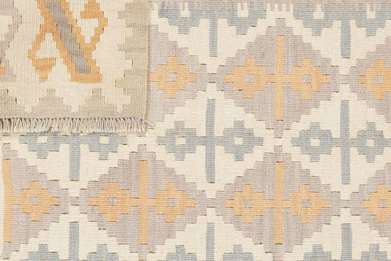 Kelim Gashgai · Handgewebt – Beige, 175x125 cm