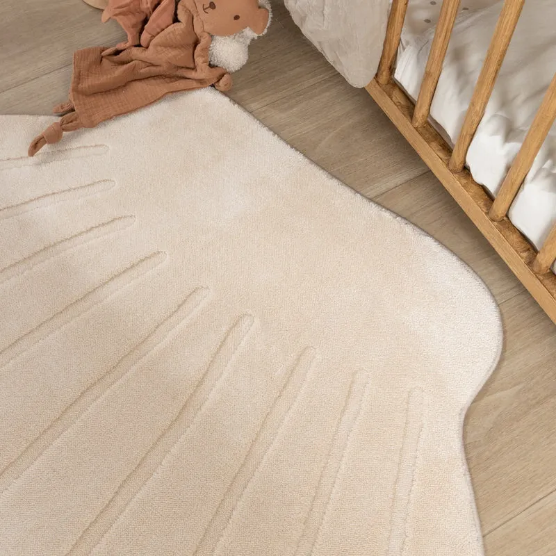 Kinderteppich Waschbar - Coco Muschel Beige