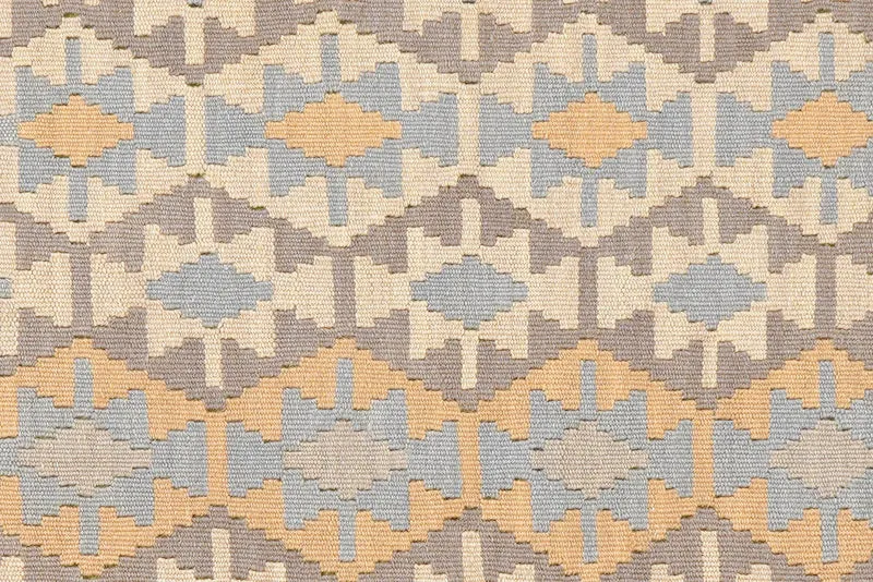 Kelim Gashgai · Handgewebt – Grau, 177x122 cm