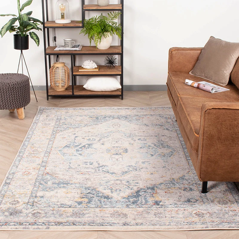 Teppich Vintage - Inspire Creme Blau 217