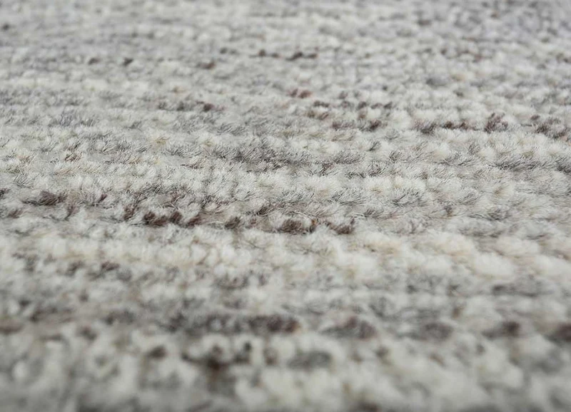 Wollteppich quadratisch - 75 x 75 cm - beige