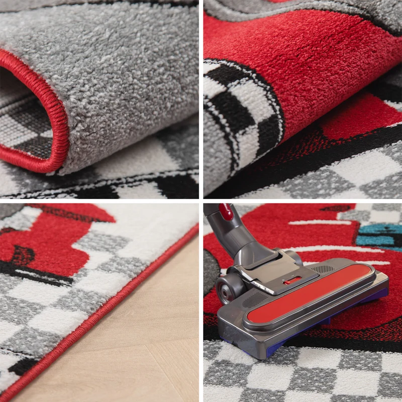 Kinderteppich Junge Rennwagen Design Babyzimmer Teppich Kinderzimmer